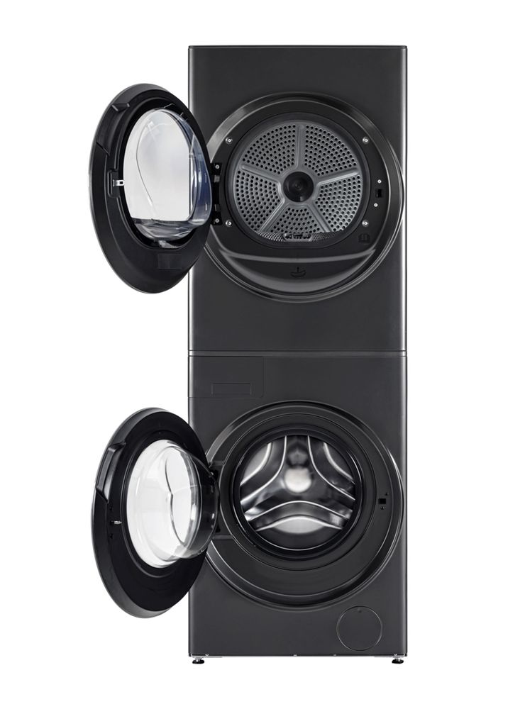 Midea MTF-120WBT Tower 12/10 kg Titanium, foto 2