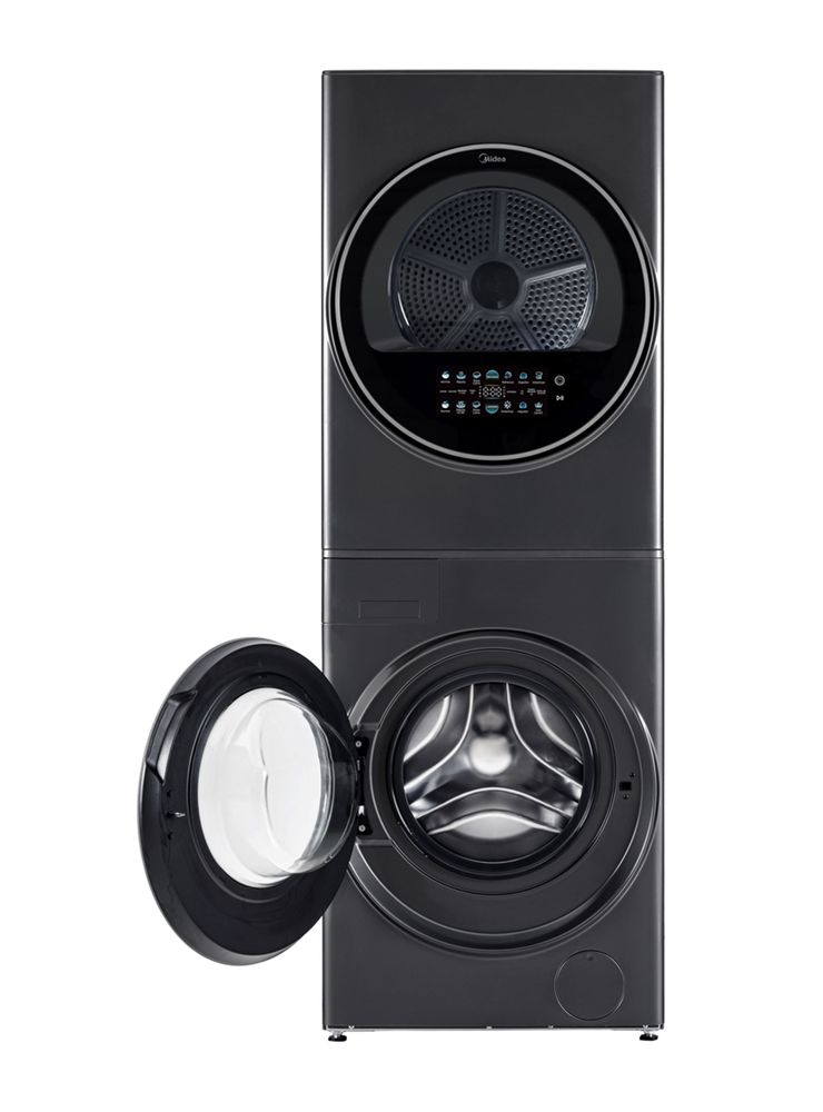Midea MTF-120WBT Tower 12/10 kg Titanium, foto 6