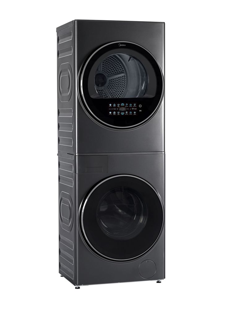 Midea MTF-120WBT Tower 12/10 kg Titanium, foto 3