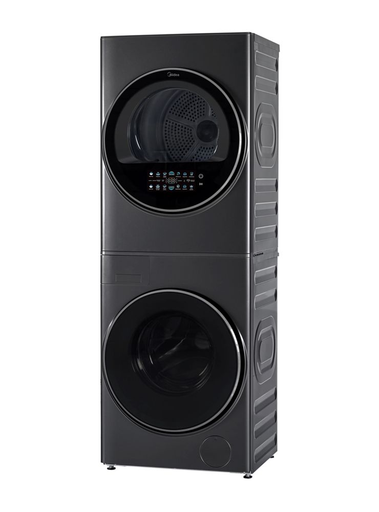 Midea MTF-120WBT Tower 12/10 kg Titanium, foto 4