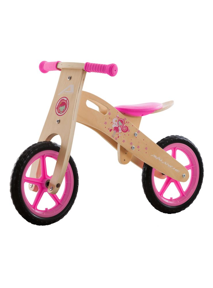 Avalanche Wood Bike Girls 12 Rosado, foto 2