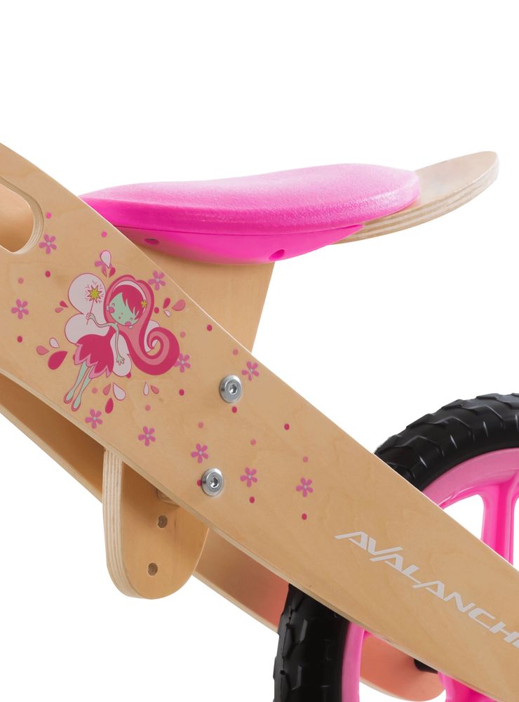 Avalanche Wood Bike Girls 12 Rosado, foto 3