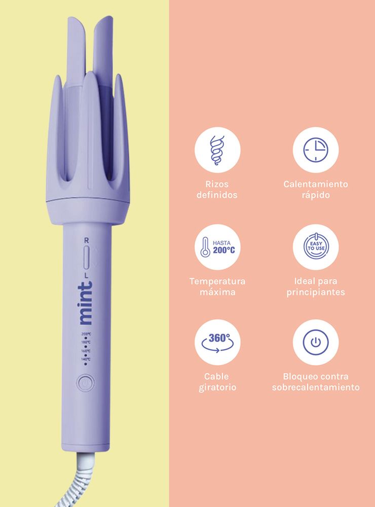 Mint Ondulador Automático MHR-001 Lila, foto 3