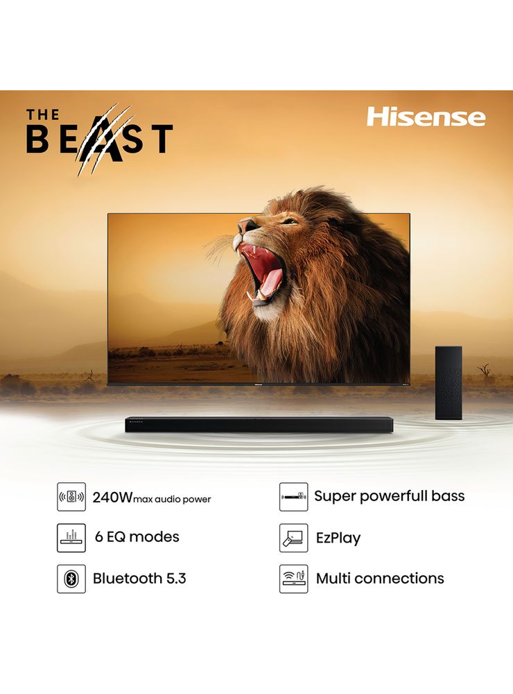 Soundbar 240W Bluetooth HS2100, foto 4