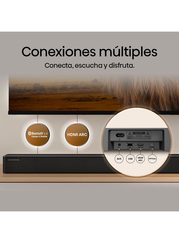 Soundbar 240W Bluetooth HS2100, foto 6
