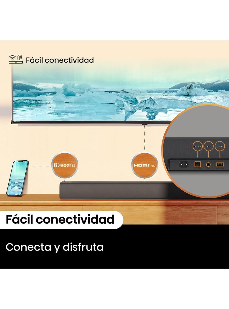 Soundbar 480W Bluetooth HS3100, foto 5