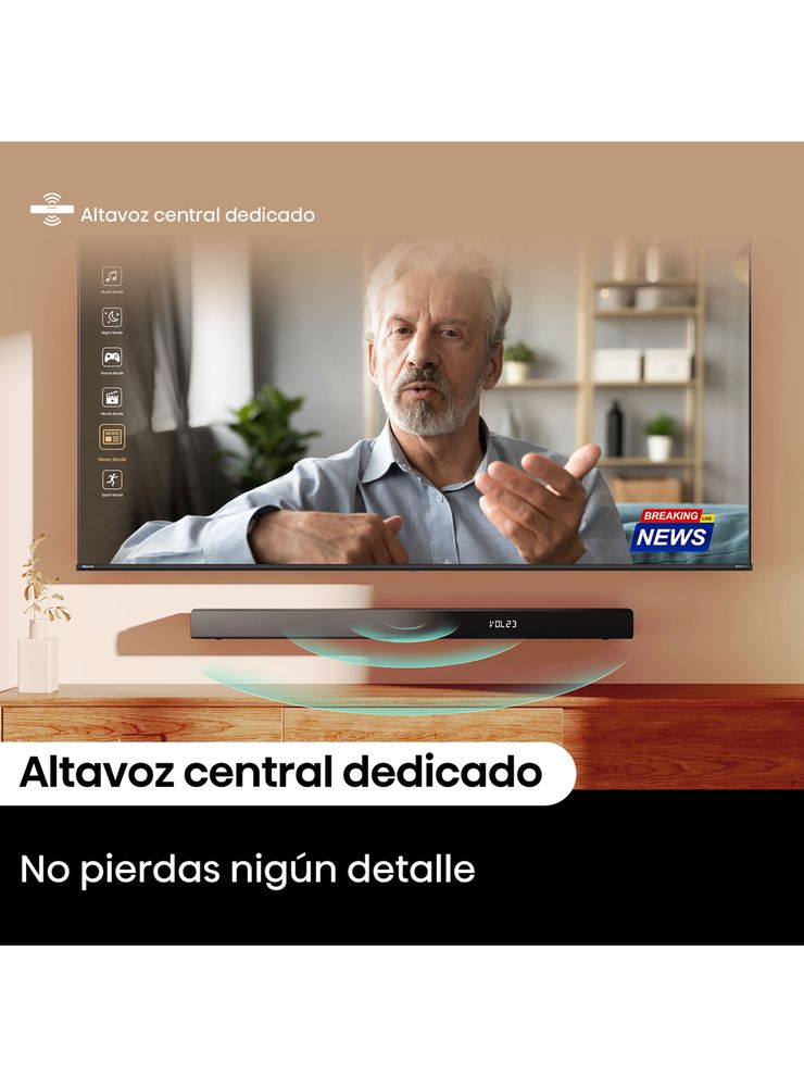 Soundbar 480W Bluetooth HS3100, foto 6