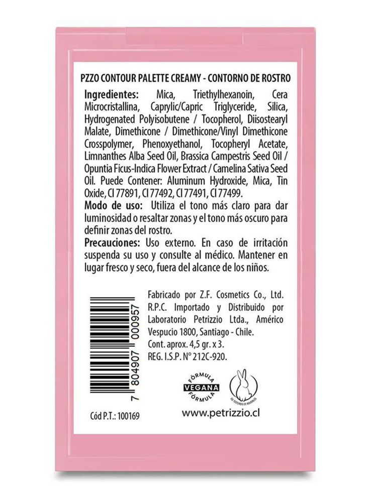 Petrizzio Cream Contour Palette Creamy, foto 2