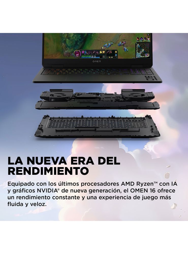 HP OMEN 16-am0018la Core i7 16GB 1TB RTX 5060 Negro Sombra, foto 10