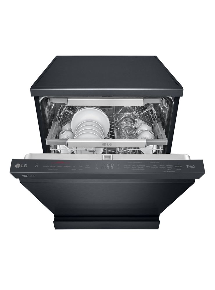 LG DF455HMS 14 Cubiertos Negro Matte, foto 3