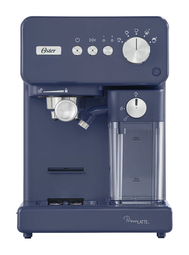 Oster Cafetera Espresso Automática PrimaLatte Azul