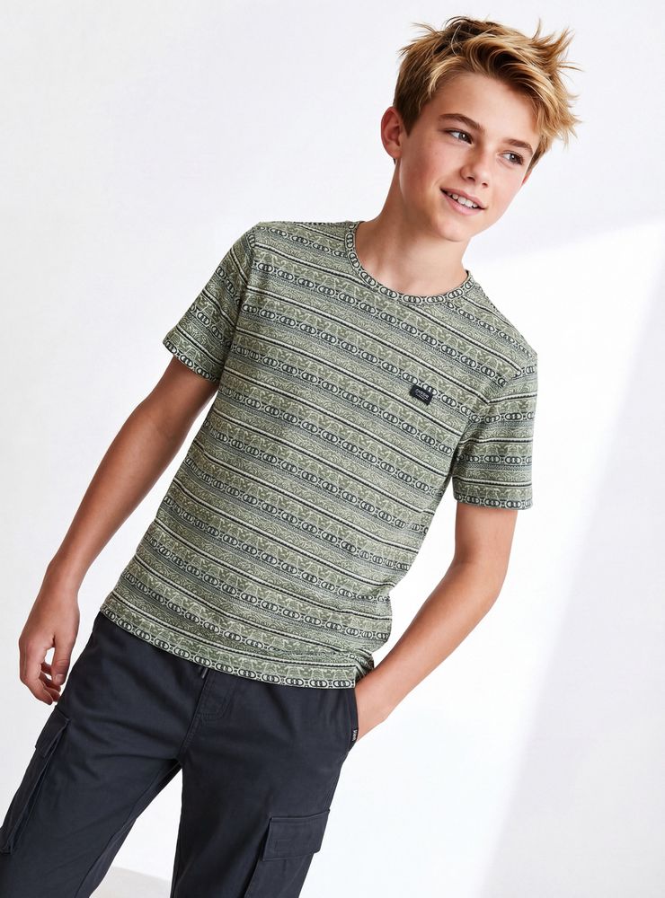Aussie Polera Full Estampado Étnico