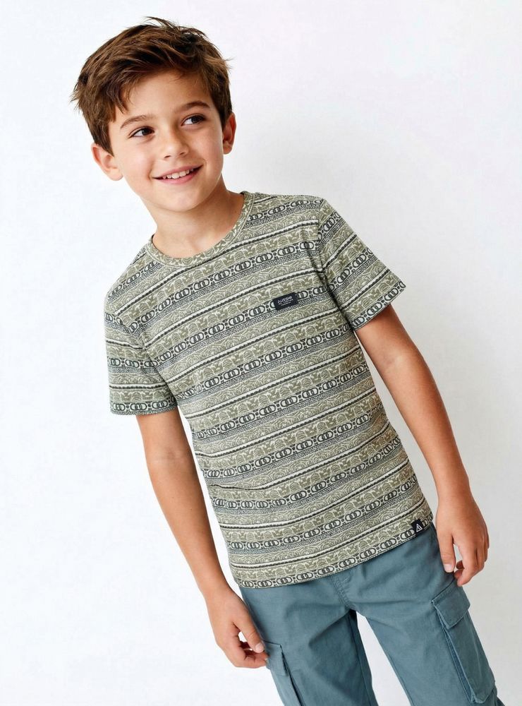 Aussie Polera Full Estampado Estilo Étnico Niño