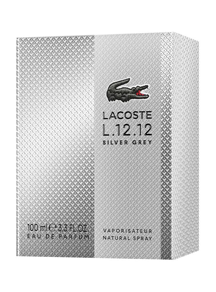 Lacoste L.12.12 Silver Grey EDP 100 ml, foto 3
