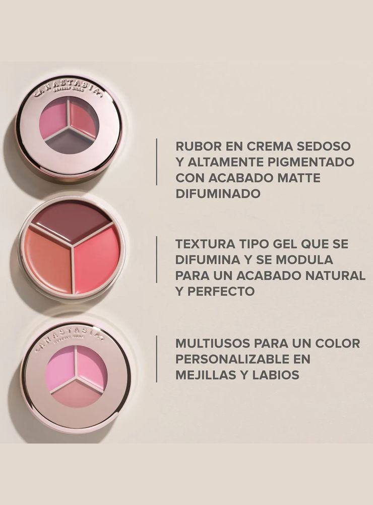 Anastasia Beverly Hills Magic Touch Blush Trio Berry Rose, foto 6