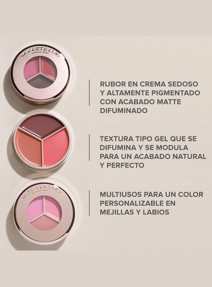 Anastasia Beverly Hills Magic Touch Blush Trio Peach, foto 5