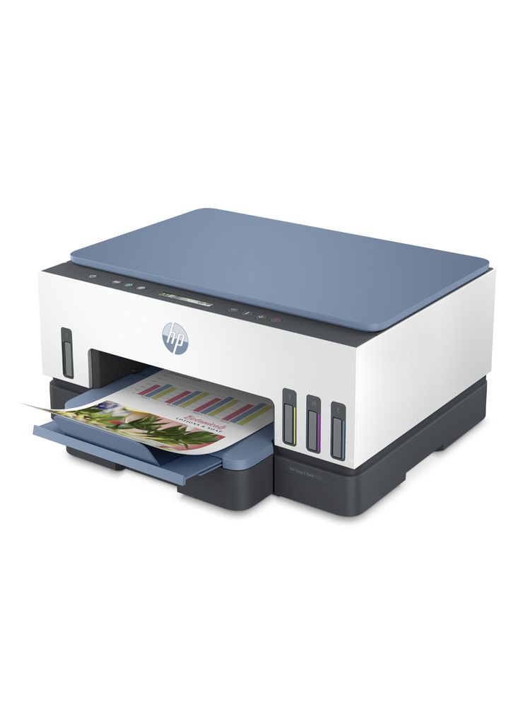 HP Smart Tank 725 Blanco con Tapa Azul Cielo, foto 3