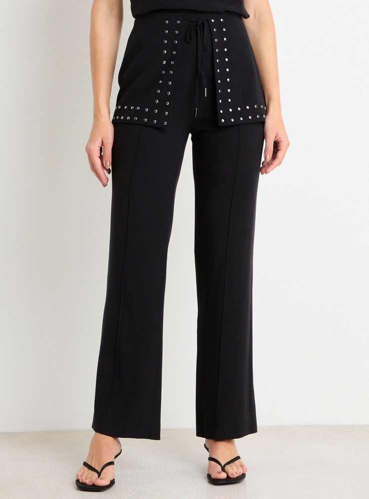 Ash Pantalon Palazzo con Pareo Incorporado
