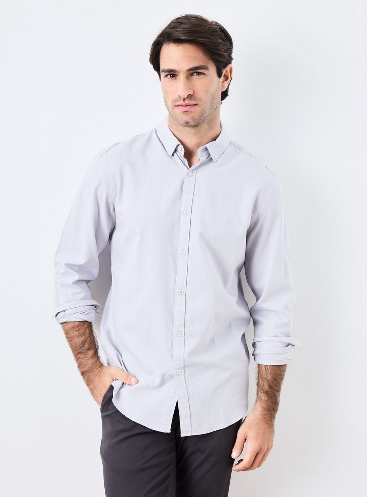 Alaniz Camisa Manga Larga Oxford Algodón