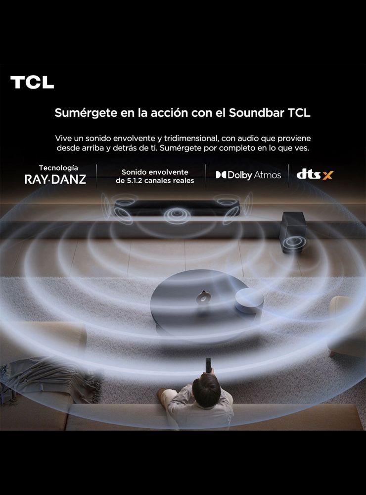 TCL Soundbar Q75H Negro, foto 5