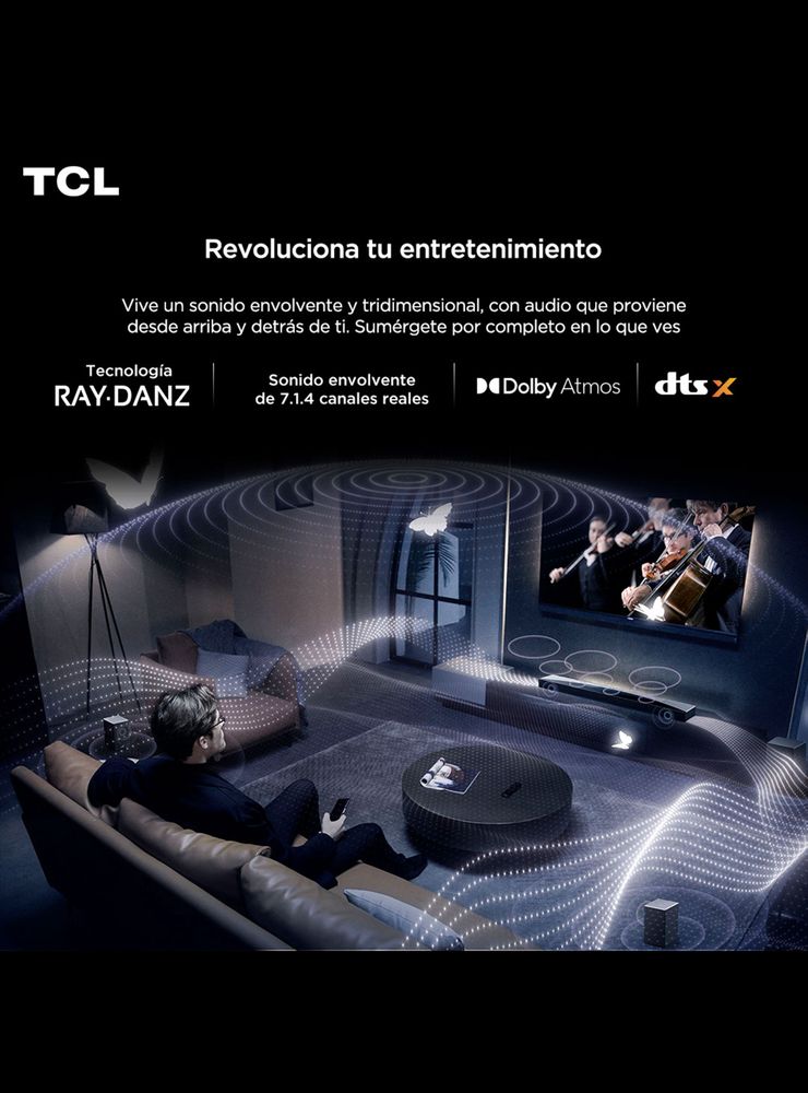 TCL Soundbar Q85H Pro Negro, foto 5