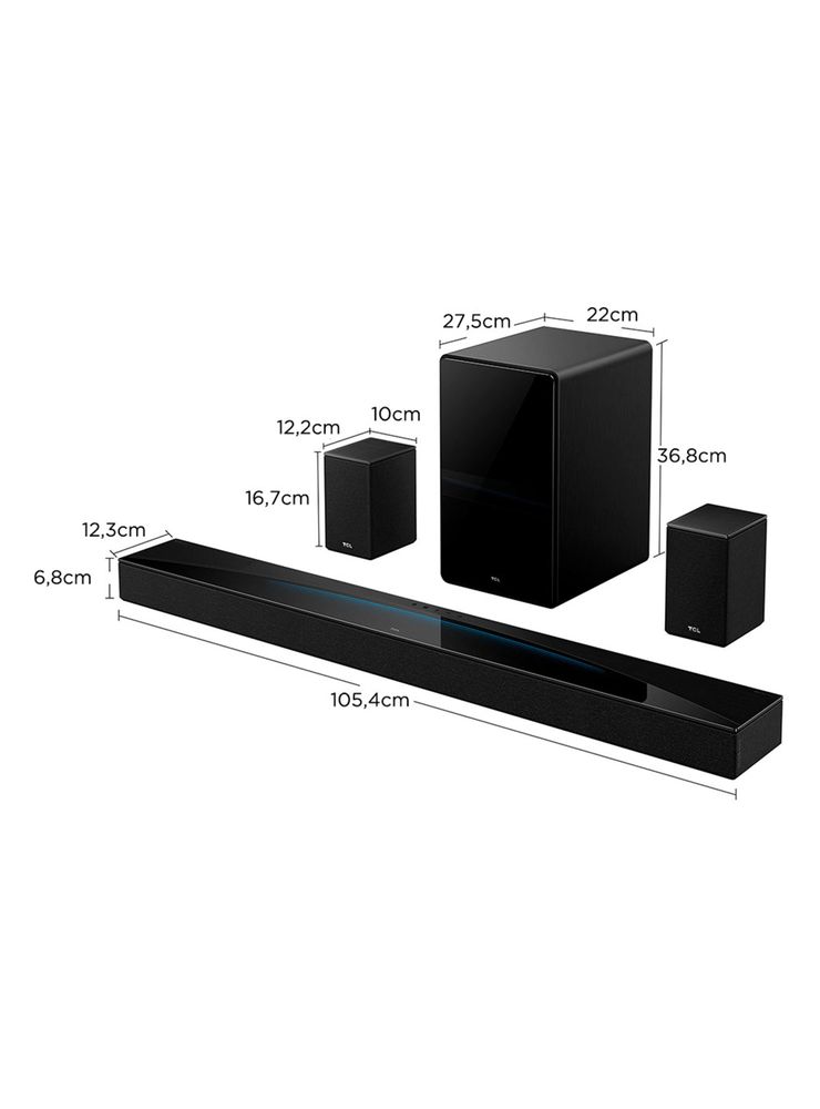 TCL Soundbar Q85H Pro Negro, foto 4