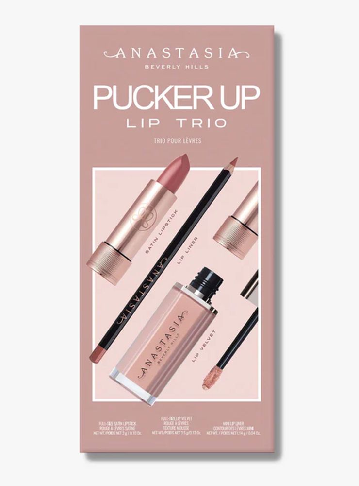 Anastasia Beverly Hills Pucker Up Lip Trio Hush Pink, foto 3