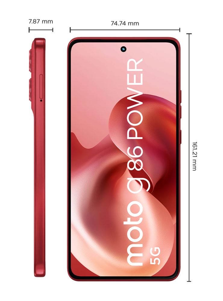 Smartphone Moto G86 Power 5G 256GB 6.67'' Cereza Liberado, foto 2