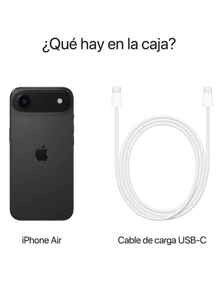 Apple iPhone Air 1TB Negro Espacial, foto 5