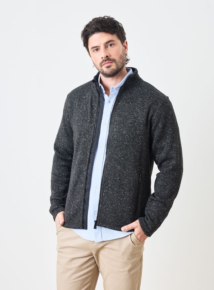 Rainforest Polar Full Zipper Casual Manga Larga