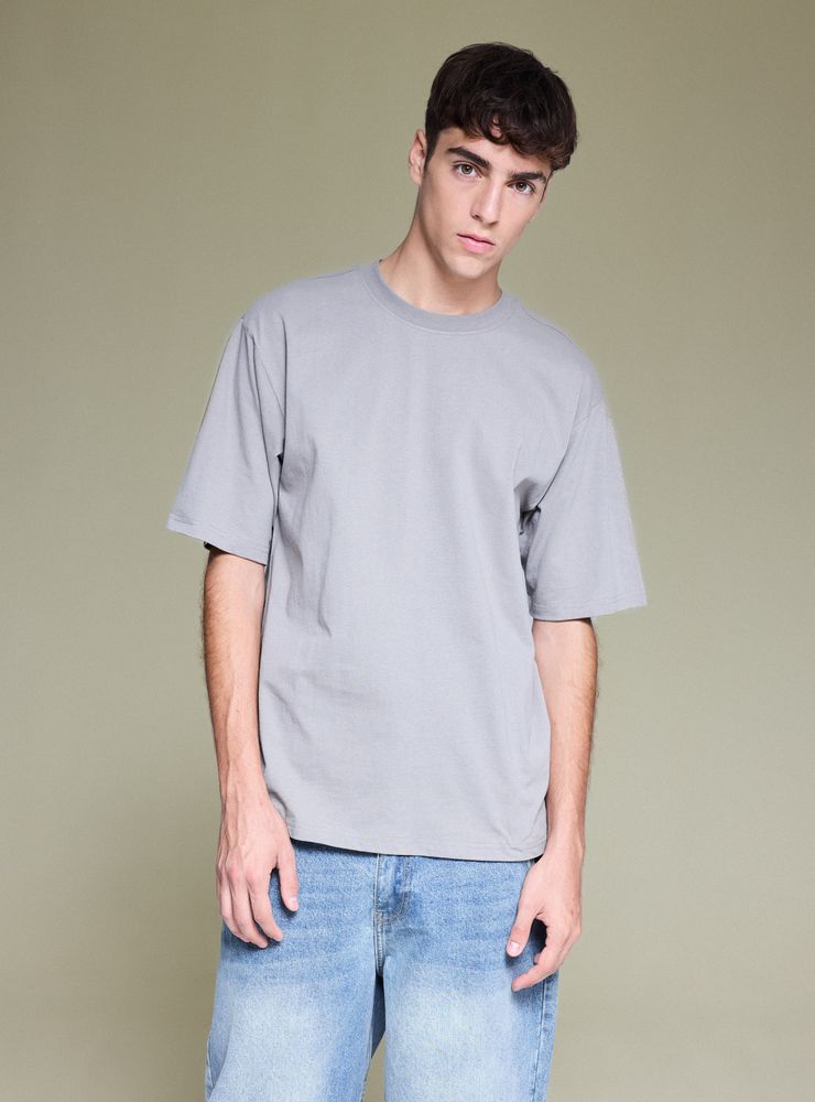 Opposite Polera Japo Cuello Redondo Relaxed Fit