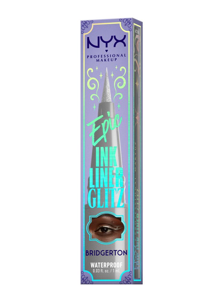 Nyx Professional Makeup Epic Ink Liner Glitz Bridgerton 01 Silver, foto 4