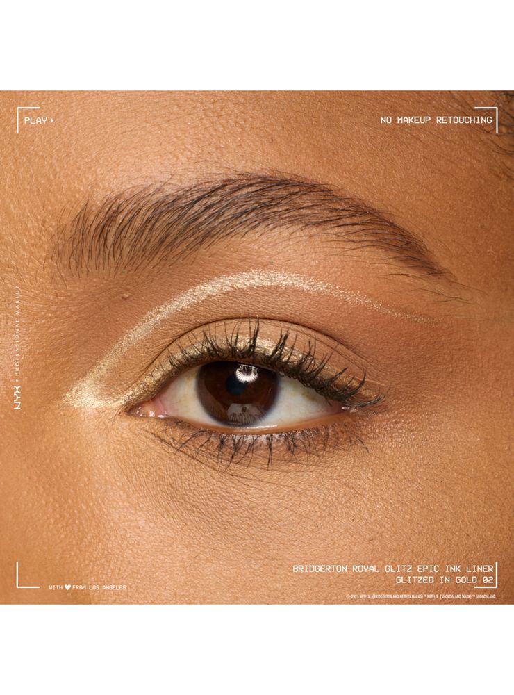 Nyx Professional Makeup Epic Ink Liner Glitz Bridgerton 02 Gold, foto 5