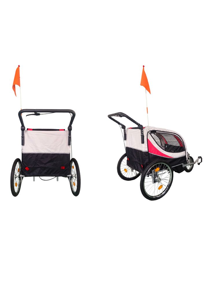 Kidscool Baby Trailer Duplex Rojo, foto 4