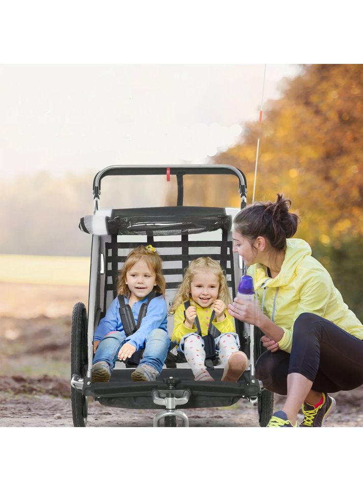 Kidscool Baby Trailer Duplex Negro, foto 6
