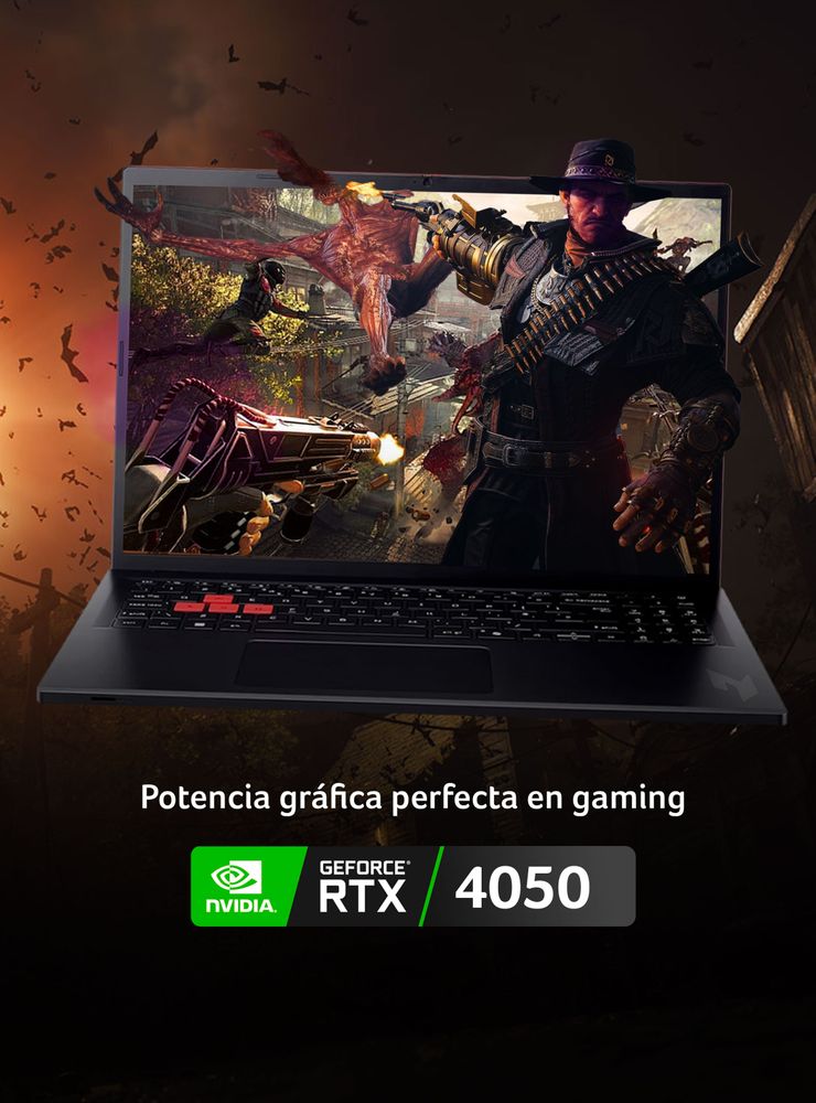 Acer Nitro Lite 16 NL16-71G-50GH Intel Core i5 RTX 4050 16GB 512GB 16" Negro, foto 3