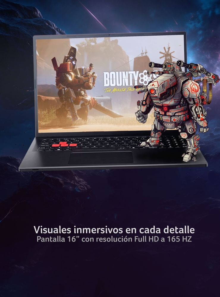 Acer Nitro Lite 16 NL16-71G-50GH Intel Core i5 RTX 4050 16GB 512GB 16" Negro, foto 4