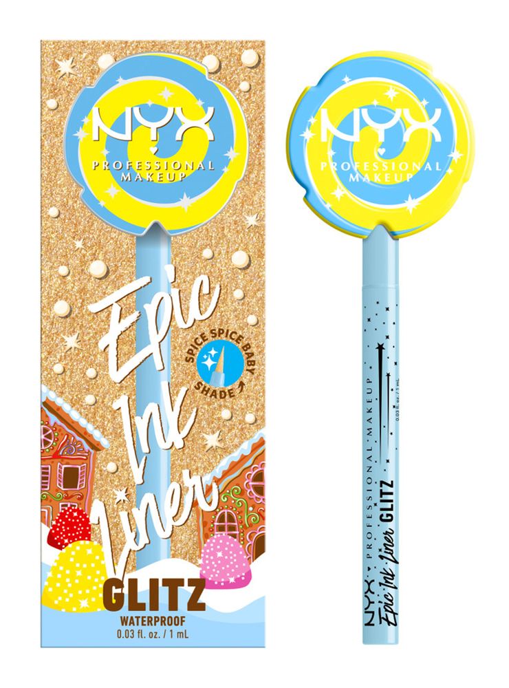 Nyx Professional Makeup Epic Ink Liner Glitz Lollipop Spice Spice Baby, foto 3