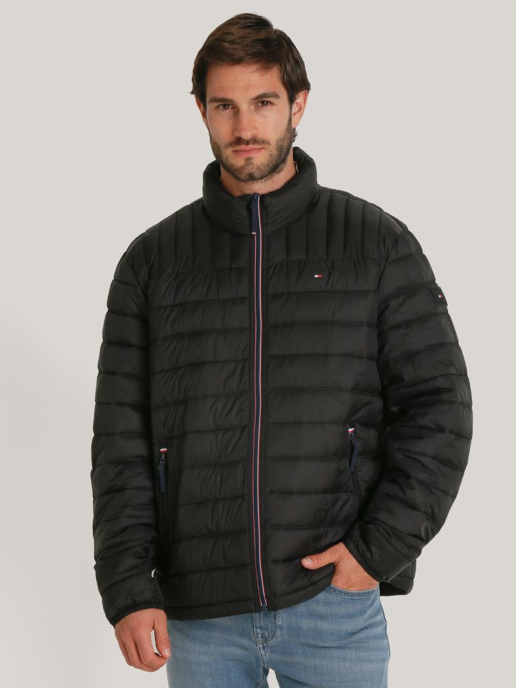 Tommy Hilfiger Parka Acanalada Cuello Alto TH