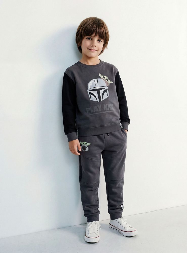 Star Wars Pantalón de Buzo Jogger Mandalorian Algodón