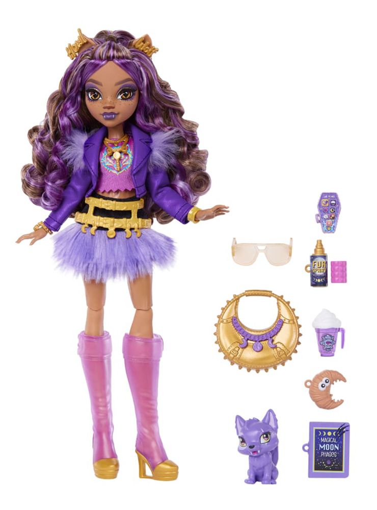Monster High Muñeca Look Monstruoso Clawdeen
