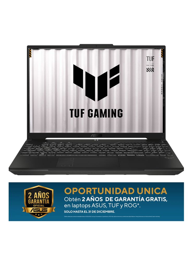 ASUS TUF Gaming F16 FX607VJB-RL112W Core 5 8GB 512GB RTX 3050 Gris, foto 3