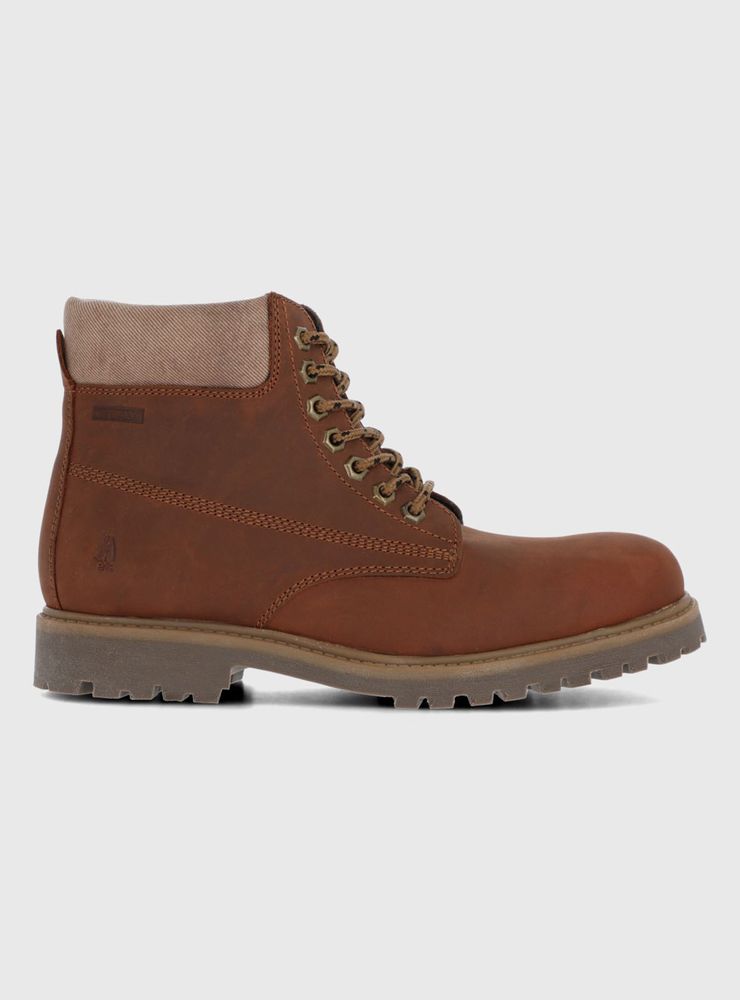 Hush Puppies Botín Cuero Negam Mujer