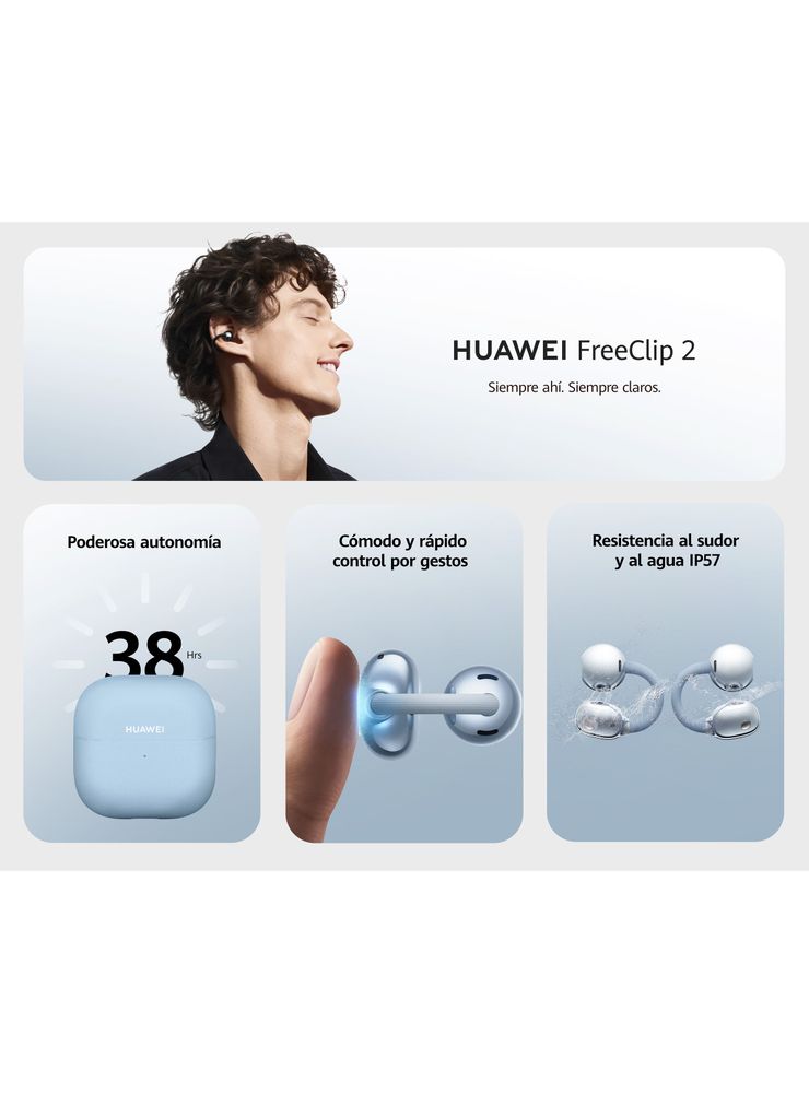 Huawei FreeClip 2 Blanco, foto 5