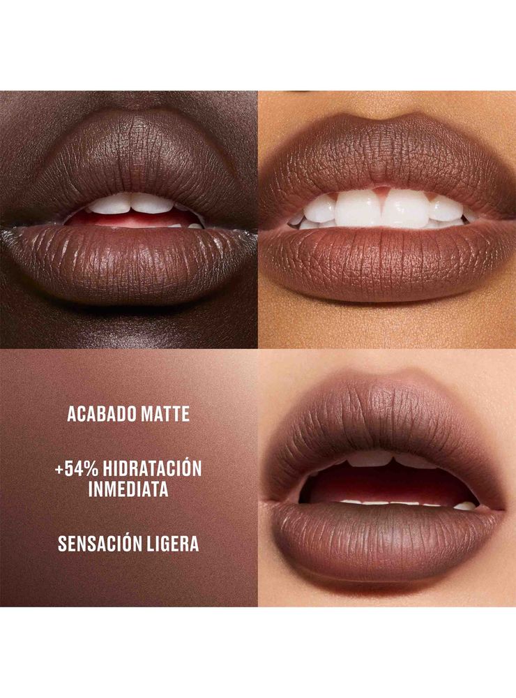 MAC Powder Kiss Hazy Matte Lipstick Chestnut, foto 3