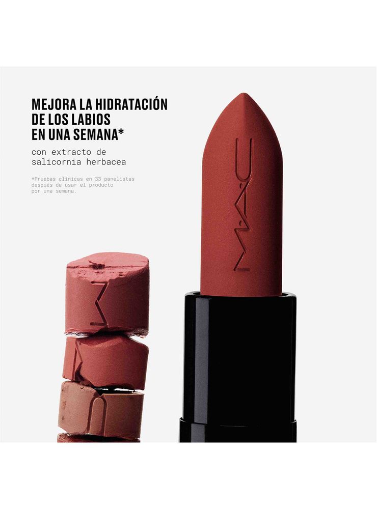 MAC Powder Kiss Hazy Matte Lipstick Chestnut, foto 6