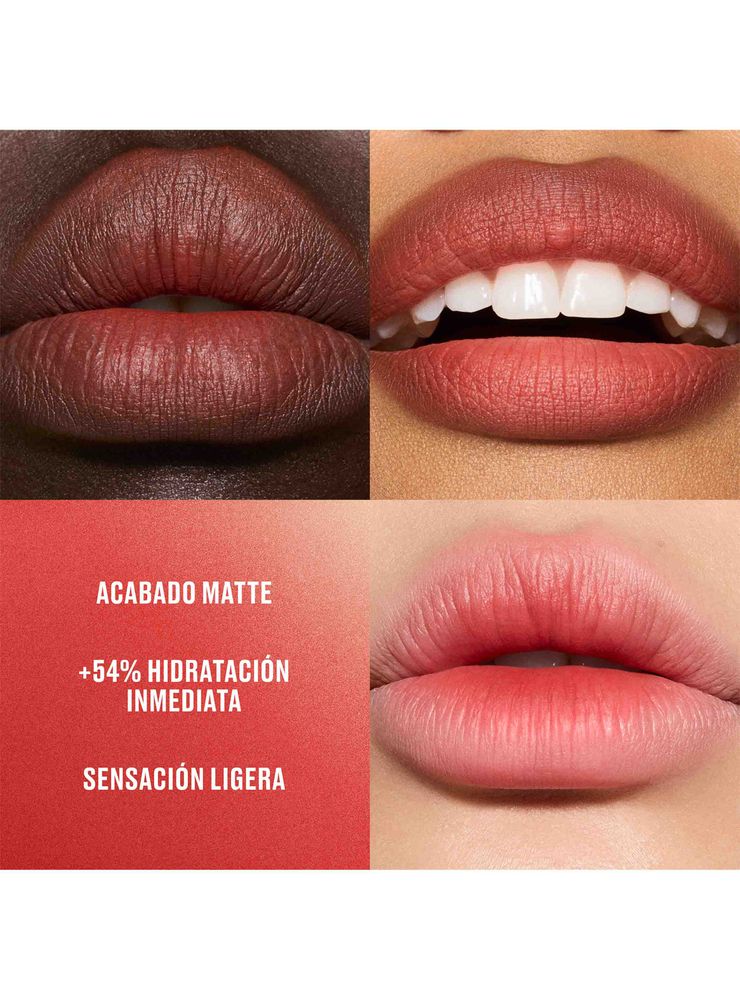 Mac Powder Kiss Hazy Matte Lipstick Devoted To Chili, foto 3