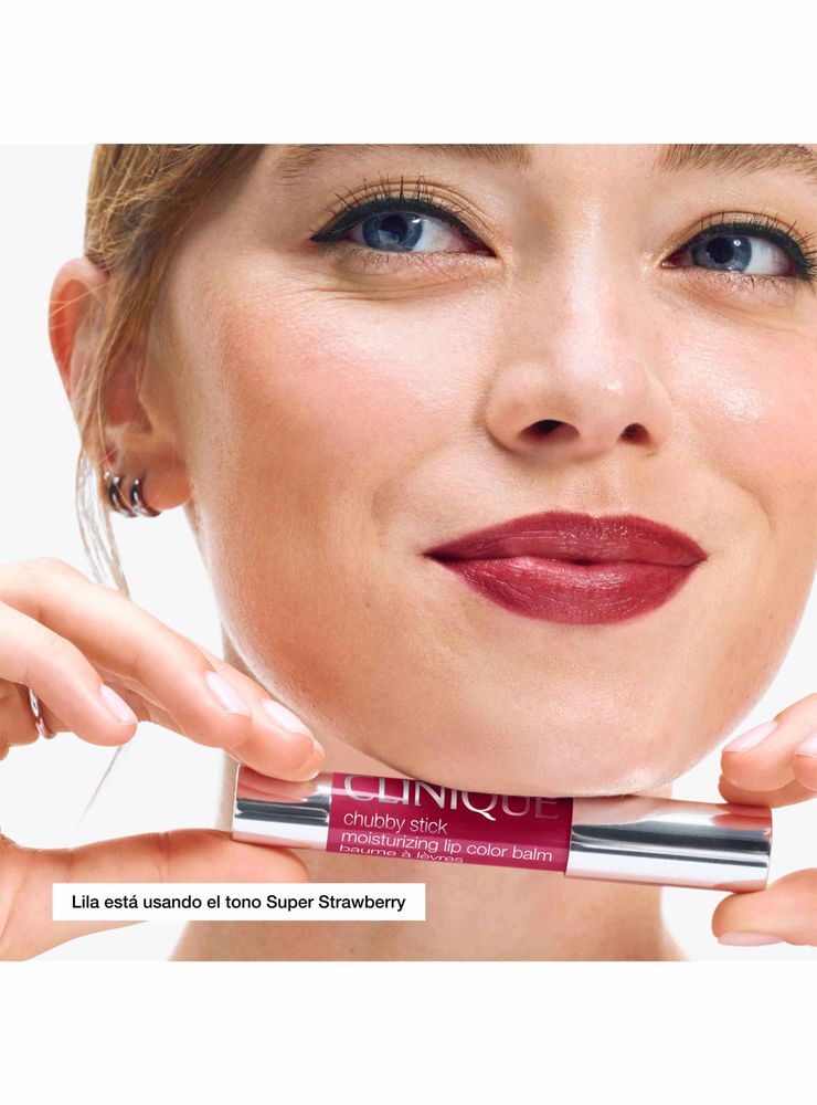 Clinique Chubby Stick Moisturizing Lip Colour Balm Super Strawberry, foto 5