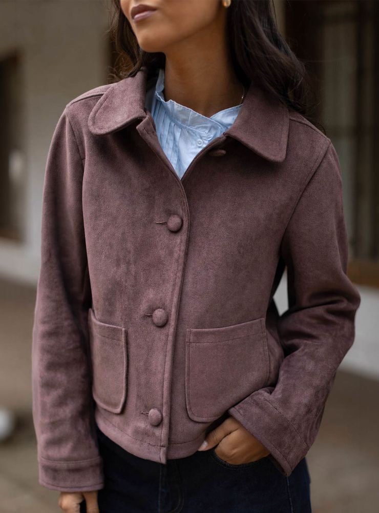 Raindoor Chaqueta Suede Brown
