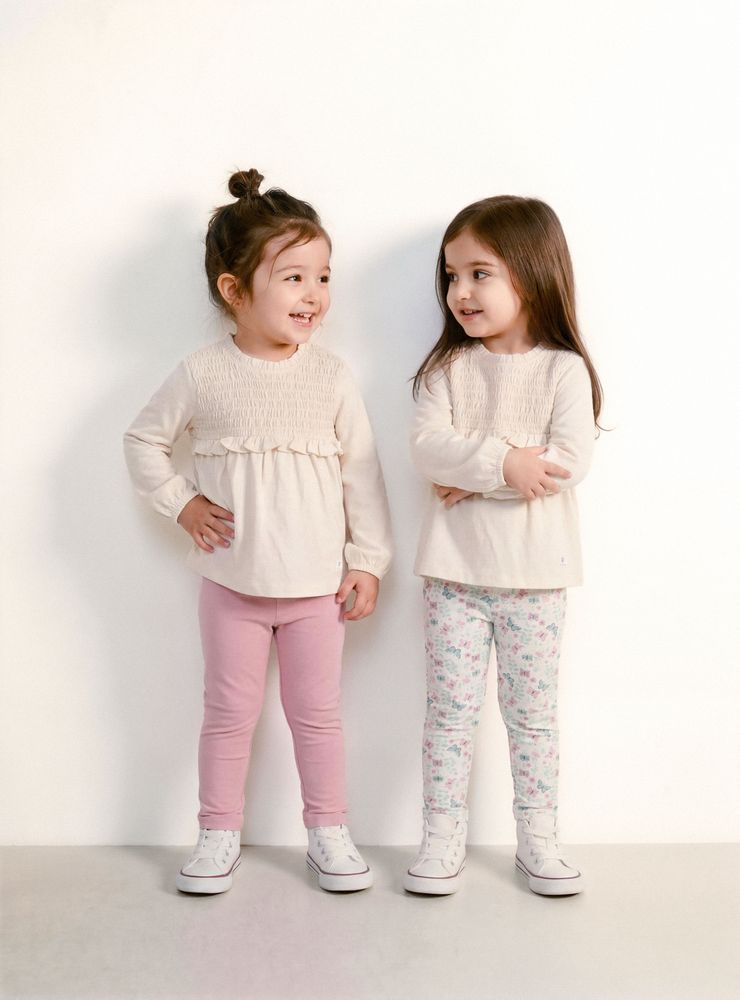 Tribu Calza Bipack Lisa y Estampada Niña